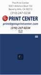 Mobile Screenshot of gotoprintcenter.com